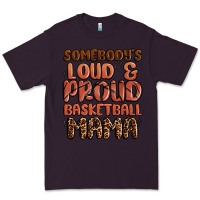 Plum somebodys loud and proud basketball mama Premium Tee - MaliasSmallBusiness