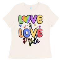 Bone love is love pride Ladies Tee - MaliasSmallBusiness