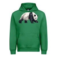 Emerald walking panda Urban Hoodie - LillyAllenDesigns