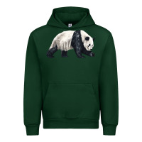 Forest Green walking panda Urban Hoodie - LillyAllenDesigns