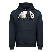 Navy walking panda Urban Hoodie - LillyAllenDesigns