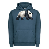 Pigment Midnight Navy walking panda Urban Hoodie - LillyAllenDesigns