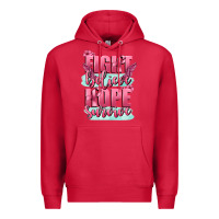 Cardinal fight believe hope survive cancer awareness Premium Hoodie - FaDigitalArtStudio