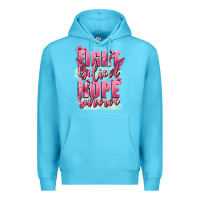 Ocean Blue fight believe hope survive cancer awareness Premium Hoodie - FaDigitalArtStudio