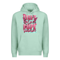 Seafoam fight believe hope survive cancer awareness Premium Hoodie - FaDigitalArtStudio