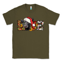 Army Green love christmas black angus Classic Tee - LillyAllenDesigns