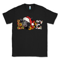 Black love christmas black angus Classic Tee - LillyAllenDesigns