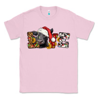Bubblegum Pink love christmas black angus Classic Tee - LillyAllenDesigns