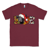 Burgundy love christmas black angus Classic Tee - LillyAllenDesigns