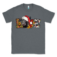 Charcoal Heather love christmas black angus Classic Tee - LillyAllenDesigns