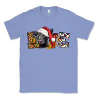Colony Blue love christmas black angus Classic Tee - LillyAllenDesigns