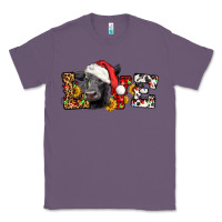 Lavender love christmas black angus Classic Tee - LillyAllenDesigns