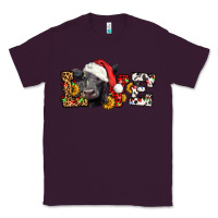 Plum love christmas black angus Classic Tee - LillyAllenDesigns
