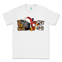 White love christmas black angus Classic Tee - LillyAllenDesigns