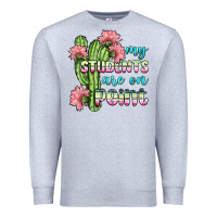 Heather Grey my students are on point Premium Sweatshirt - BundleAndBundleShop