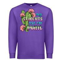 Purple my students are on point Premium Sweatshirt - BundleAndBundleShop