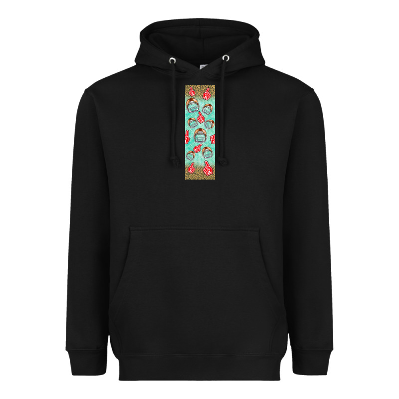 American Football With Lightning Bolt  Pen Wrap Heavyweight Hoodie by BundleAndBundleShop | Teevron