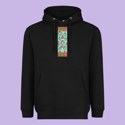 American Football With Lightning Bolt  Pen Wrap Heavyweight Hoodie Designed By Bundleandbundleshop