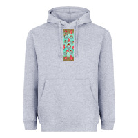 Heather Grey american football with lightning bolt  pen wrap Heavyweight Hoodie - BundleAndBundleShop