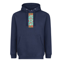 Navy american football with lightning bolt  pen wrap Heavyweight Hoodie - BundleAndBundleShop