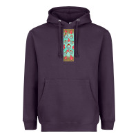 Plum american football with lightning bolt  pen wrap Heavyweight Hoodie - BundleAndBundleShop