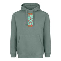 Sage american football with lightning bolt  pen wrap Heavyweight Hoodie - BundleAndBundleShop