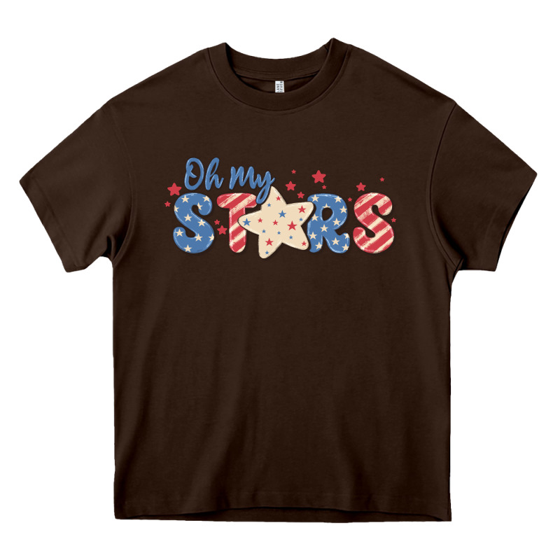 Oh My Stars Heavy Core Tee by MaliasSmallBusiness | Teevron