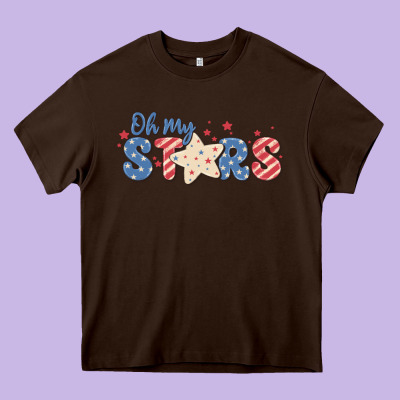 Oh My Stars Heavy Core Tee Designed By Maliassmallbusiness