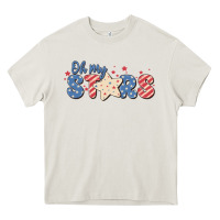 Cream oh my stars Heavy Core Tee - MaliasSmallBusiness