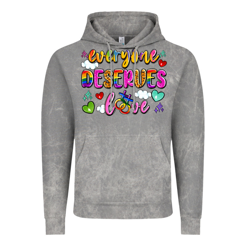 Everyone Deserves Love Vintage Hoodie by Artiststas | Teevron