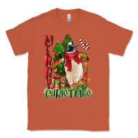 Copper merry christmas penguin Classic Tee - LillyAllenDesigns