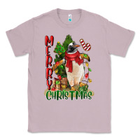 Lilac merry christmas penguin Classic Tee - LillyAllenDesigns