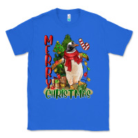 True Royal merry christmas penguin Classic Tee - LillyAllenDesigns