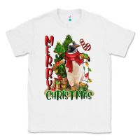 White merry christmas penguin Classic Tee - LillyAllenDesigns