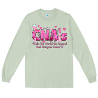 Matcha cna s make the world go around and everyone knows Long Sleeve Tee - texasbilliewilder