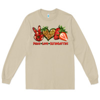 Mushroom peace love strawberries Long Sleeve Tee - Jasminsmagicworld
