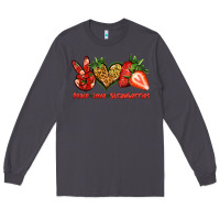 Smoke peace love strawberries Long Sleeve Tee - Jasminsmagicworld