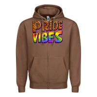 Chestnut pride vibes Zipper Hoodie - OliviaCreatesArt