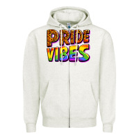Pride Vibes Zipper Hoodie | Teevron