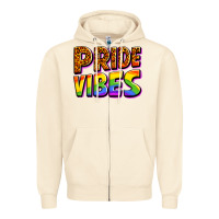 Sandshell pride vibes Zipper Hoodie - OliviaCreatesArt