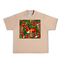 Burro Christmas Santa Claus peace hand Urban Heavy Tee - Jasminsmagicworld