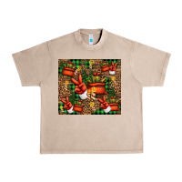 French Oak Christmas Santa Claus peace hand Urban Heavy Tee - Jasminsmagicworld