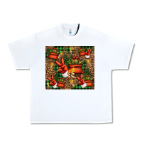 White Christmas Santa Claus peace hand Urban Heavy Tee - Jasminsmagicworld
