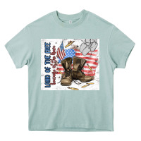 Arona land of the free Heavy Core Tee - MaliasSmallBusiness