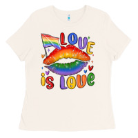 Bone love is love lips Ladies Tee - MaliasSmallBusiness