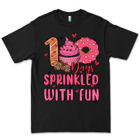 Black 100 days sprinkled with fun Premium Tee - MaliasSmallBusiness