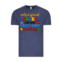 Vintage Denim only a special teacher can hear what a child can n Vintage Tee - Artiststas