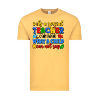 Vintage Mustard only a special teacher can hear what a child can n Vintage Tee - Artiststas