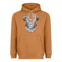 Meerkat Chest Protector Fa Element Heavyweight Hoodie - FaDigitalArtStudio