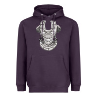Plum Chest Protector Fa Element Heavyweight Hoodie - FaDigitalArtStudio